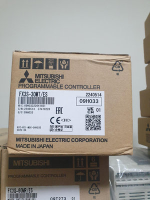 三菱 PLC FX3S-30MT/ES 盒裝新品