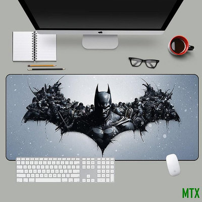 MTX旗艦店蝙蝠俠滑鼠墊 batman超大滑鼠墊 加大滑鼠墊 電競滑鼠垫 桌墊滑鼠墊 防水 加厚 辦公室 超大 鍵盤 墊子