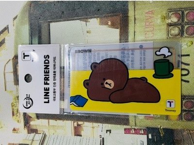 (現貨）韓國 必備 交通卡 T MONEY 交通卡 地鐵卡 LINE 熊大 透明卡