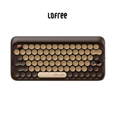 鍵盤 Lofree洛斐巧克力機械鍵盤鼠標筆記本ipad情人節禮物女生