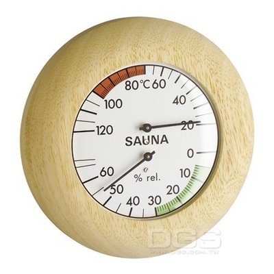 『德記儀器』《TFA》毛髮溫濕度計 三溫暖用指針型 Sauna-Thermo-Hygrometer