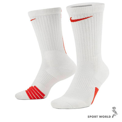 Nike 襪子 中筒襪 籃球襪 加厚款 橘【運動世界】SX7622-105