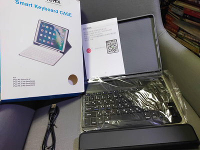 全新品 僅拆拍照【YOMIX 優迷】iPad 7/8/9 10.2吋 磁吸藍牙鍵盤皮式套保護組 小臥