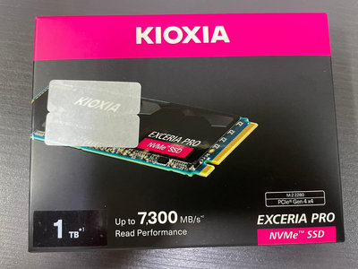 KIOXIA Exceria Pro SSD M.2 1TB Gen4 固態硬碟 全新品 蘆洲可自取📌自取價2490