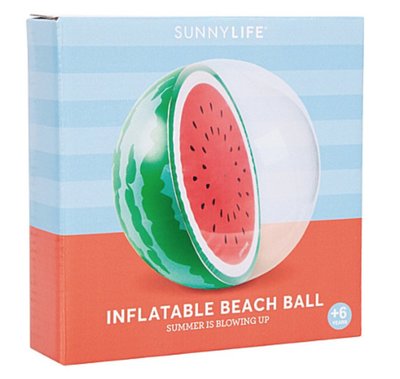 （預購）SUNNYLIFE 西瓜造型充氣沙灘球  Inflatable beach ball
