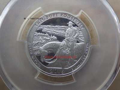 銀幣PCGS PR69 美國2016年25美分國家公園系列紀念銀幣5枚套 美洲錢幣