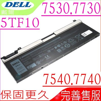 DELL 5TF10,RY3F9 原廠電池-戴爾 Precision 15 7530,7540,M7530,M7540