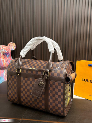 【二手包包】LV 經典老花手提旅行包購物袋寵物包大容量超輕便尺寸 38.24cmNO219889