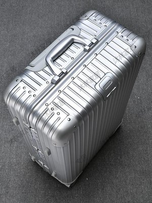 全鋁鎂合金行李箱萬向輪金屬商務拉桿箱ins網紅女男24寸旅行箱硬全鋁行李箱-促銷