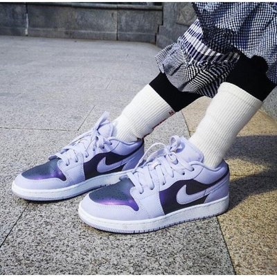 Air Jordan 1 Low Oxygen Purple (GS)電光紫 休閒鞋 運動鞋 男女鞋