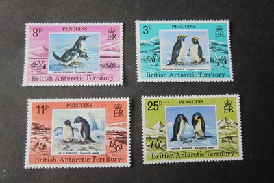 【雲品三】英國南極British Antarctic 1979 Sc 72-75 set MNH庫號#B506 51481
