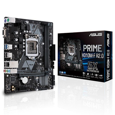 適用華碩PRIME H310M-F 電腦臺式機主板家用DDR4 LGA1151支持WIN7