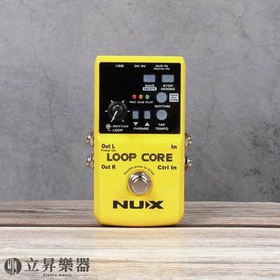 立昇樂器 NUX 錄音效果器 Loop Core 電吉他效果器 電吉他配件 買就送Prefox 捲弦器
