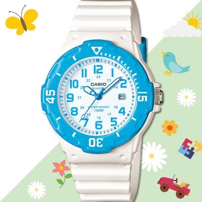 CASIO 手錶專賣店 LRW-200H-2B 女錶 兒童錶 防水100米 日期 可旋轉錶圈 LRW-200