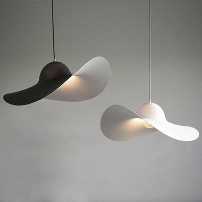 設計師創意個性客廳草帽子吊燈北歐現代簡約個性藝術時尚臥室燈