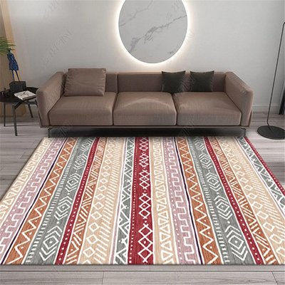 北歐地毯網紅客廳茶幾毯摩洛哥家用臥室滿鋪ins風復古床邊毯地墊