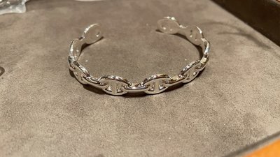 ［現貨/預購］Hermes  Chaine d'Ancre Enchainee bracelet 豬鼻子 925純銀製 手鍊  手鐲