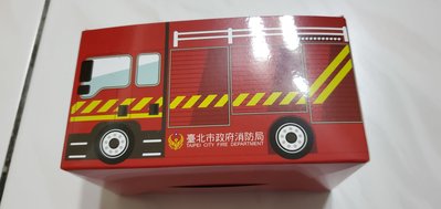 119  消防車  鐵盒    尺寸 12.5X6.5X6.5  台北市政府消防局