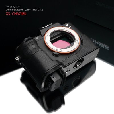 [攝影甘仔店]韓國GARIZ Sony A7II A7RII 真皮 相機套 公司貨 皮套 相機殼(黑棕橘)