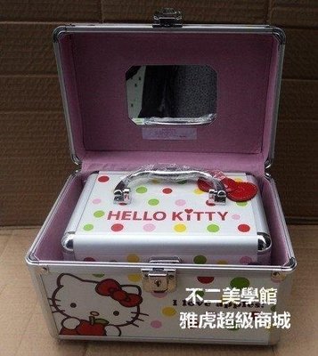 【格倫雅】^hello kitty 化妝箱 K旅行箱 手提化妝箱 首飾箱 子母箱439促銷 正品 現貨