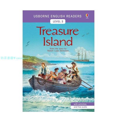 【預 售】Treasure Island金銀島 英文兒童故事分階閱讀 Usborne圖書書籍