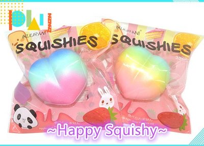 ~Happy Squishy~ IKUURANI 水蜜桃軟軟Squishy (超慢回彈)(星空款) / 減壓玩具