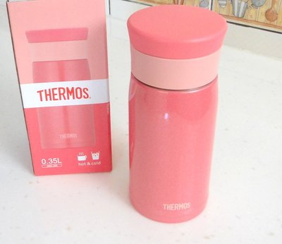 膳魔師 THERMOS (JMZ-350-PRP) 珠光粉 不鏽鋼真空保溫杯 保溫瓶 0.35L