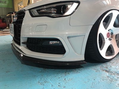 『改車棧』Audi A3 8V 2013-2017 碳纖維前下巴