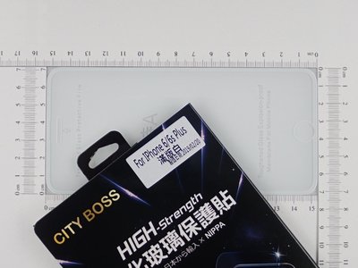 CITY BOSS Apple Iphone 6 6s plus 螢幕保護貼鋼化膜 大6共用白 CB滿版2.5D玻璃全膠