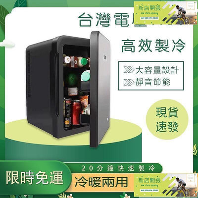 【現貨】限時特惠迷你小型冰箱 家車兩用小冰箱10L 20L 車載冰箱12v 迷你小型冰箱 宿舍 恆溫箱 臺灣110V專用