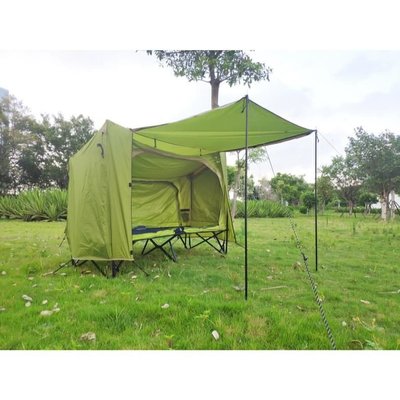 離地帳篷戶外加厚防雨單人自動帳篷床冬釣野營雙人綠色帳篷安逸派特價