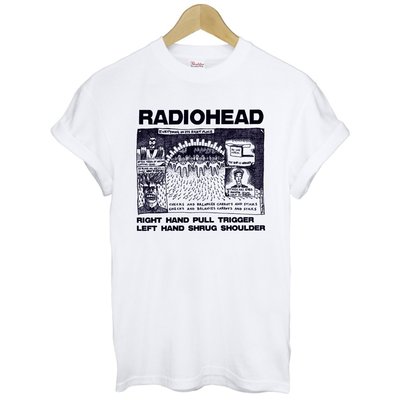 Radiohead Shrug 短袖T恤 3色 電台司令 搖滾 樂團 rock Thom 英國