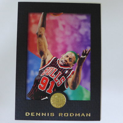 ~ Dennis Rodman ~ 名人堂.籃板王.壞小孩.小蟲/丹尼斯·羅德曼 NBA球星 球員卡 @15