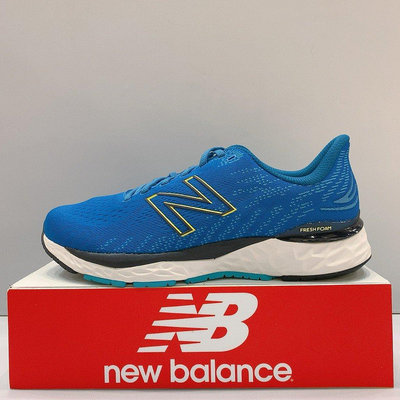 New Balance 880 男生 藍色 透氣 舒適 緩震 4E寬楦 運動 慢跑鞋 M880F11