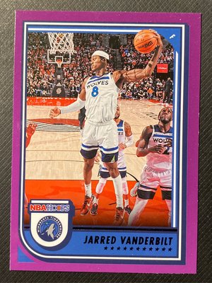 2022-23 Hoops Purple #198 Jarred Vanderbilt
