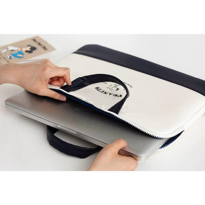 【熱賣精選】史努比電腦包 平板包 ipad 收納包 內膽包 ipad 包 手提筆電包 筆電包手提平板收納包  13吋11吋平板電腦包