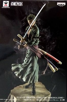 日本正版 景品 CREATOR 造型師 寫真家 海賊王 航海王 索隆 普通色 一般色 模型 公仔 日本代購