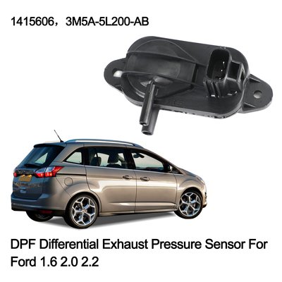 Ford Focus C-Max 1.6 2.0 DPF 差壓排氣壓力傳感器 1415606-極限超快感