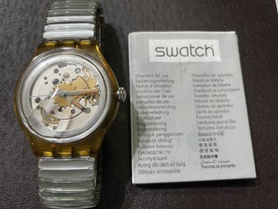相當罕見早期的 Swatch 機械錶！採用瑞士原裝eta 2840（絕版初代）自動上鍊機芯