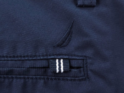 NAUTICA 深藍色 薄款 彈性材質 休閒長褲 (W34) #4079 限 ~大大 下標