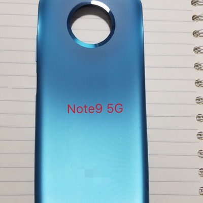 hongmi保護殼適用于 紅米Redmi Note9 5G版 原裝后蓋 電池背蓋 外殼 塑料后殼