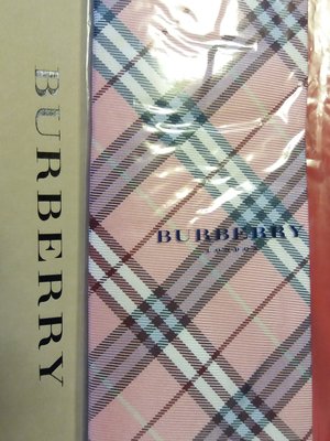 Burberry 經典粉紅格紋領帶 100%silk, made in Italy