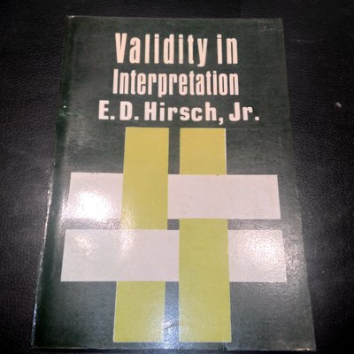 哲學外文書 Hirsch/Validity inInterpretation