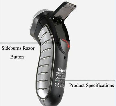 【用心的店】KEMEI 科美 KM-268水洗式電動刮鬍刀-安全 水洗 充電