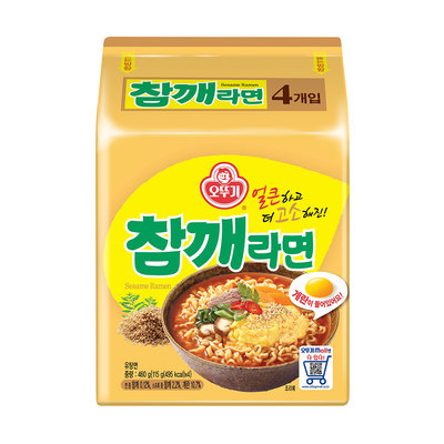 【BOBE便利士】 韓國 OTTOGI 不倒翁 芝麻拉麵 整袋