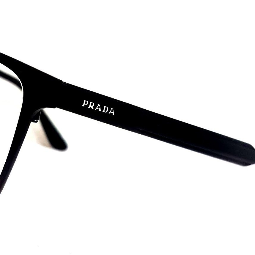 黑伯爵眼鏡精品》PRADA ▻｜新款式時尚紳士TITANIUM 黑色鈦金屬超輕純鈦光學眼鏡VPR61T-D | Yahoo奇摩拍賣