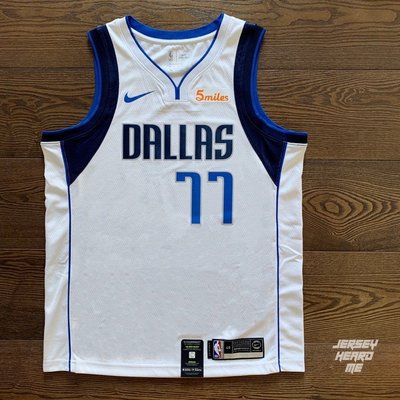 Doncic Dallas Association Edition 獨行俠 主場白 球迷版 NBA 球衣