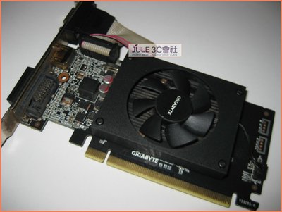 JULE 3C會社-技嘉 N710D3-1GL GT710/DDR3/1G/19W/短卡/良品/PCIE 顯示卡