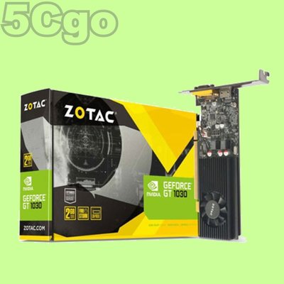 5Cgo【權宇】ZOTAC顯示卡GeForce GT 1030 2GB HDMI/VGA ZT-P10300E-10L