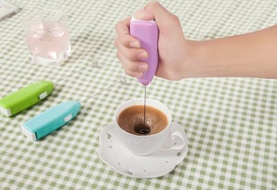 ☆╮布咕咕╭☆電動掌上型家用廚房打蛋器 迷你不鏽鋼雞蛋咖啡奶茶攪拌器